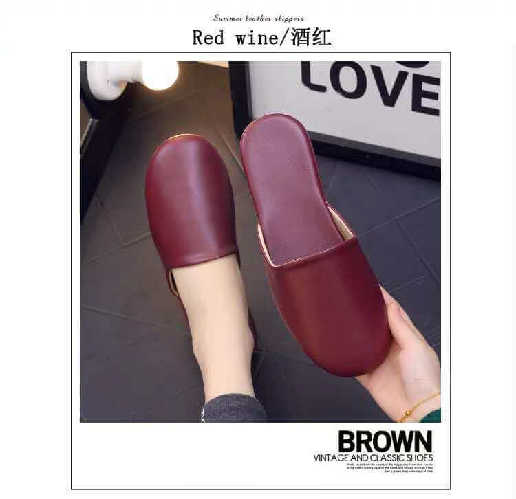 New Baotou non-slip spring and autumnal straw shoes couple home landboard home indoor mute soft bottom home skin slippers