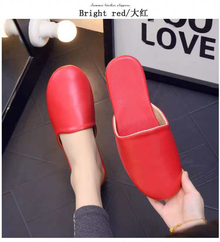 New Baotou non-slip spring and autumnal straw shoes couple home landboard home indoor mute soft bottom home skin slippers