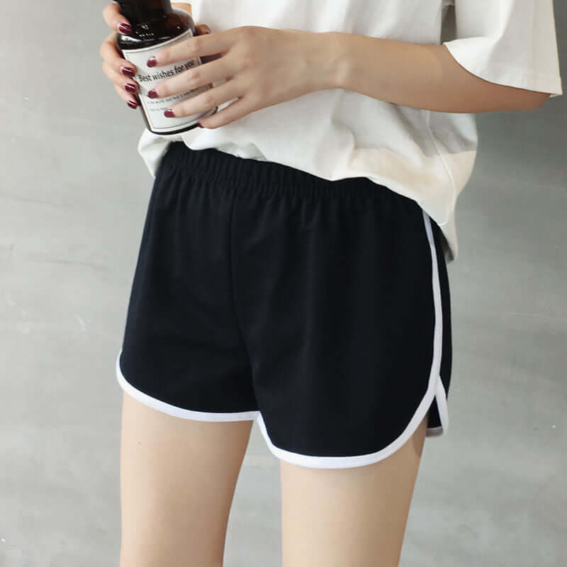 2021 sports shorts female summer new loose student fitness casual running sleeping pants wild playing women's clothing