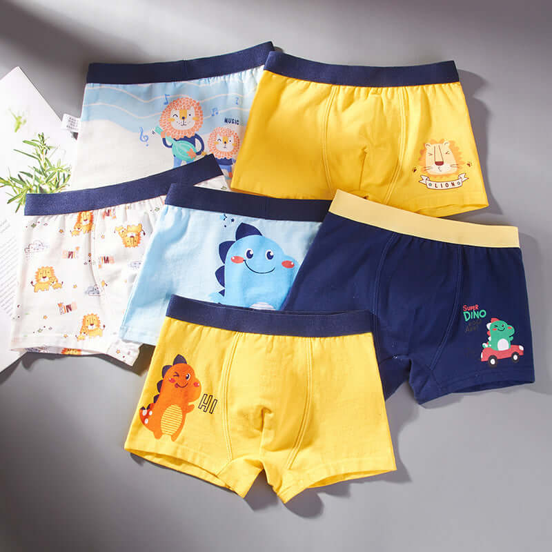 Kids' Cotton Underwear - Playful Prints