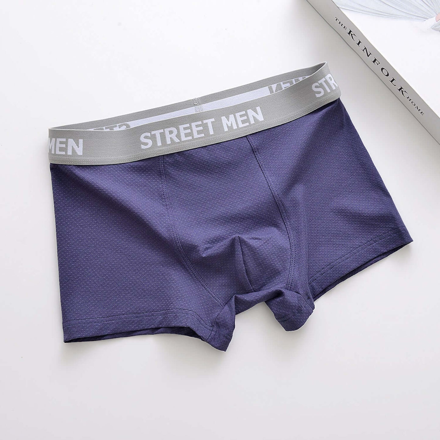 809 Men's Flat Beach Panties Trend Graphite Coolen Modal Noodles Youth Four Panties