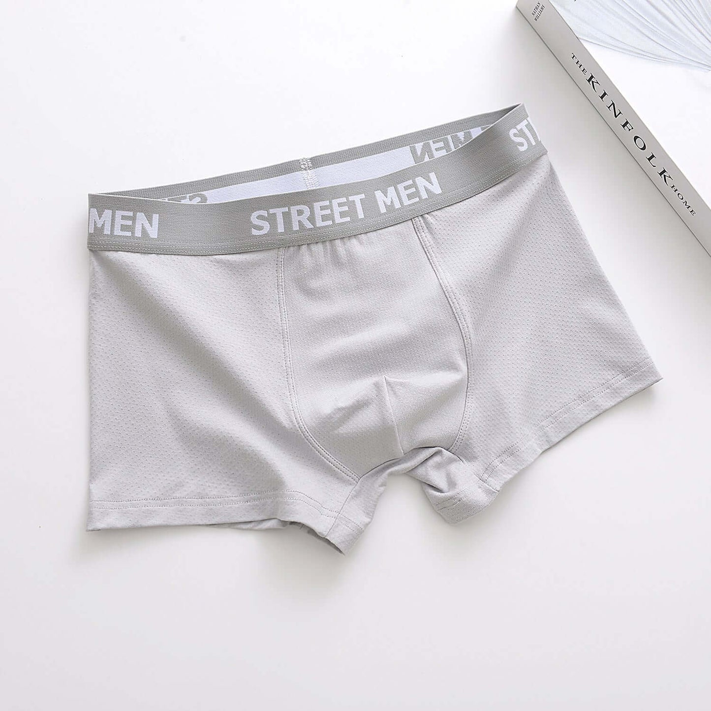 809 Men's Flat Beach Panties Trend Graphite Coolen Modal Noodles Youth Four Panties