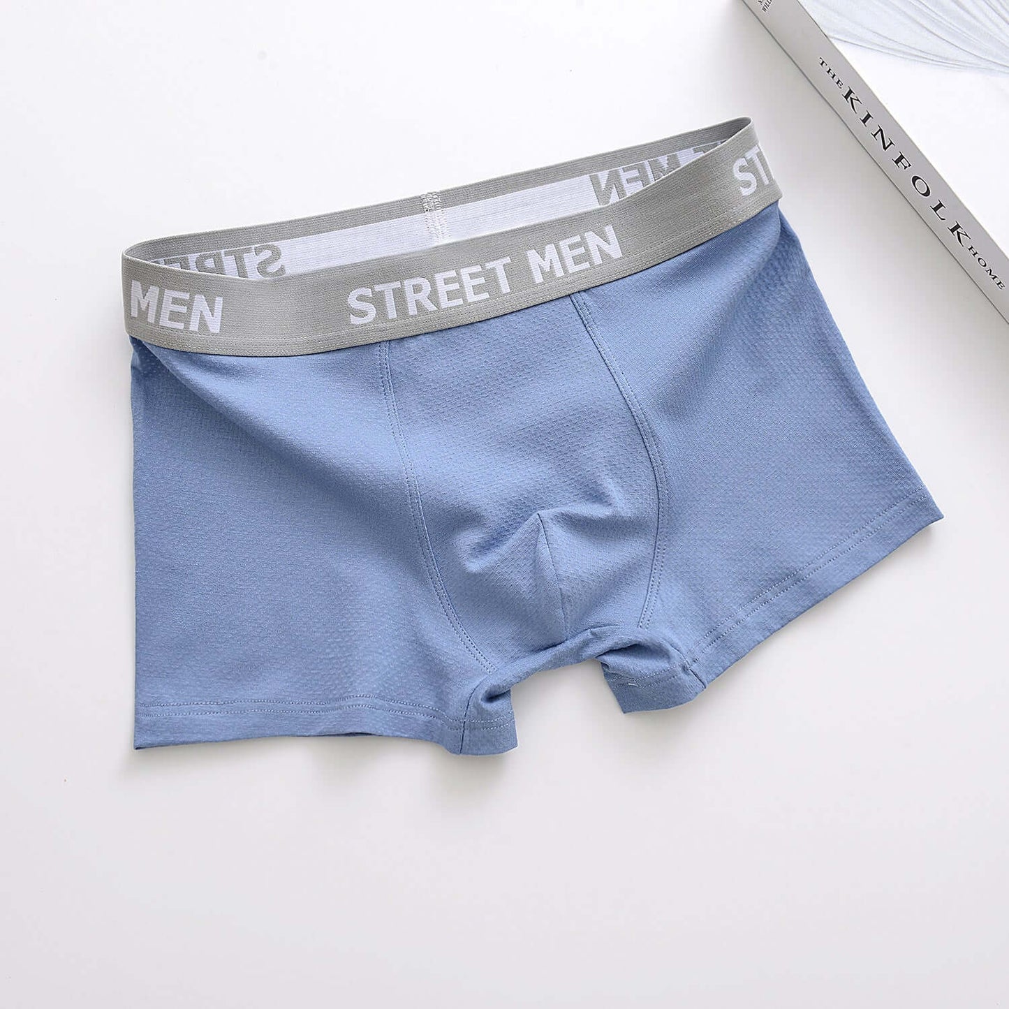 809 Men's Flat Beach Panties Trend Graphite Coolen Modal Noodles Youth Four Panties