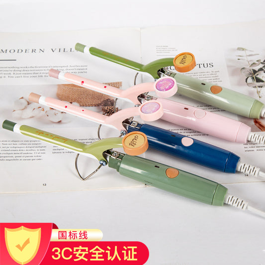 Wool roll hair stick short hair ultrafine electric curling stick T Tidy tumor 9mm wool hot hairman female mini