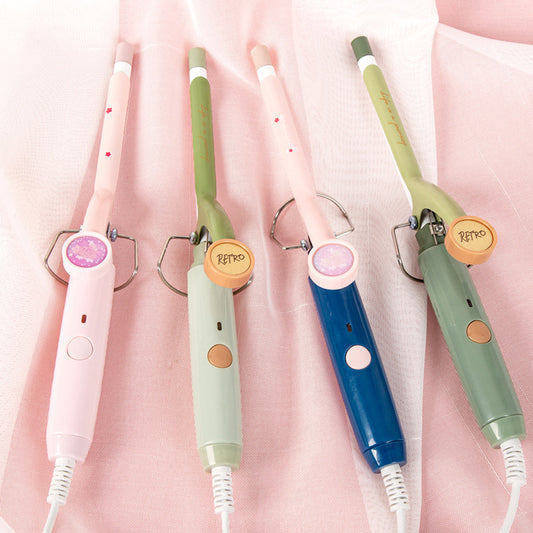 Wool roll hair stick short hair ultrafine electric curling stick T Tidy tumor 9mm wool hot hairman female mini