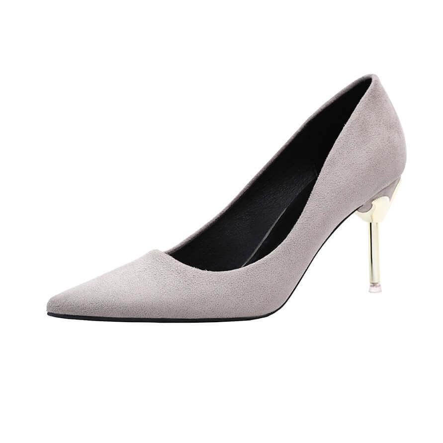 608-8 simple fashion new shallow mouth sharp professional solid color shallow mouth stiletto high heel low to help fairy shoes