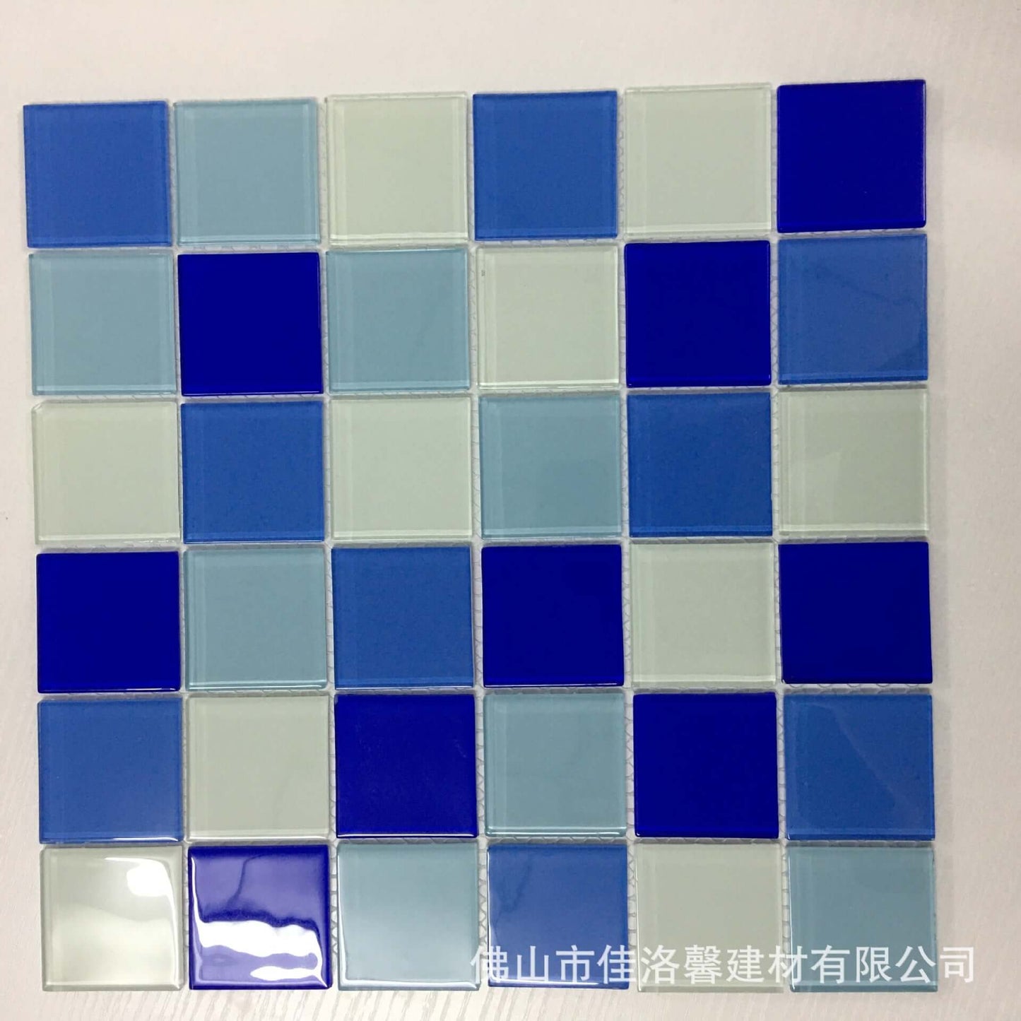 Swimming pool glass mosaic puzzle outer wall muanxiao bathroom tile spot crystal glass mosaic tile