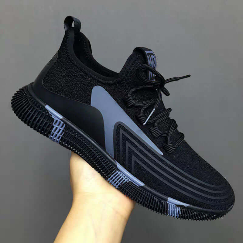 2021 men's shoes summer flying weave casual shoes trend breathable mesh sports shoes men's cloth shoes stalls wholesale