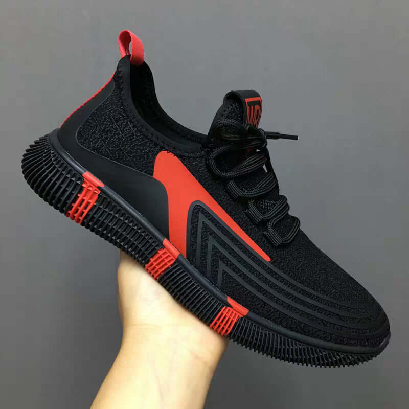 2021 men's shoes summer flying weave casual shoes trend breathable mesh sports shoes men's cloth shoes stalls wholesale