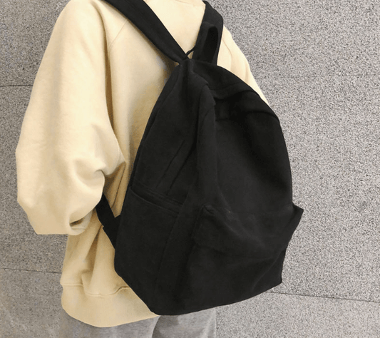 Fashion Backpack - Unisex Classic Cotton Solids