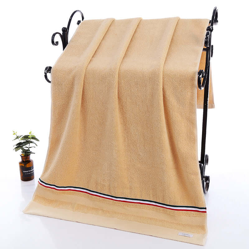 Bath towel cotton kit home gift bath towel custom thick soft water absorbent cotton bath towel beach towel