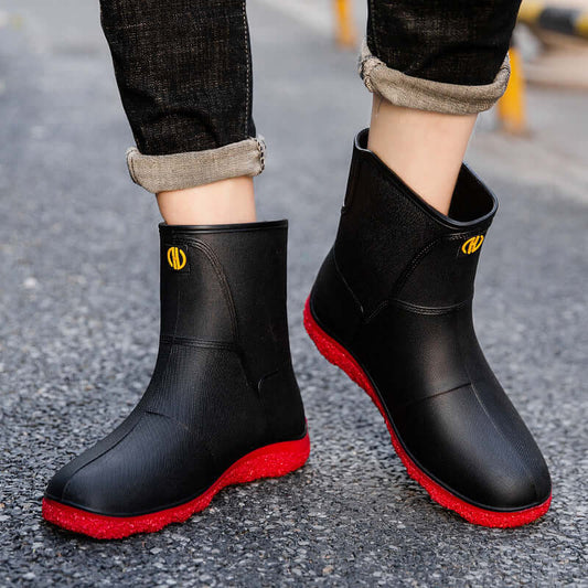 Rubber Rain Boots - Non-Slip-Outdoor Recreation