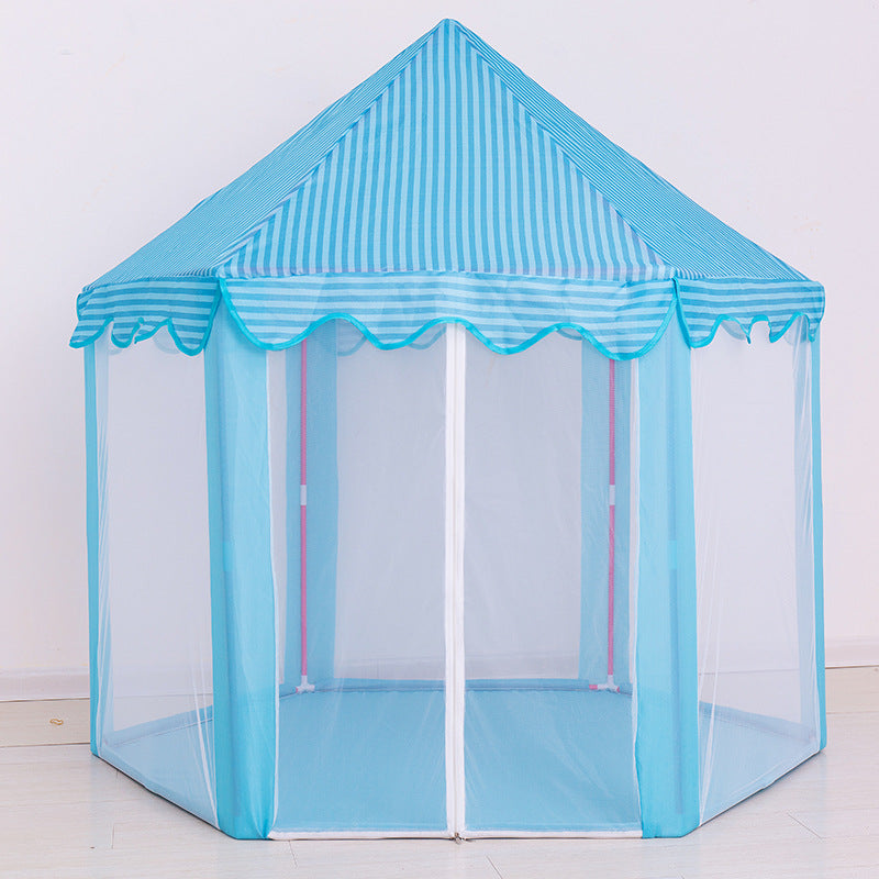 Spot Amazon Children's Tent Hexagon Princess Castle Interior Game House Toys Mosquito Account Beach Children's Tent