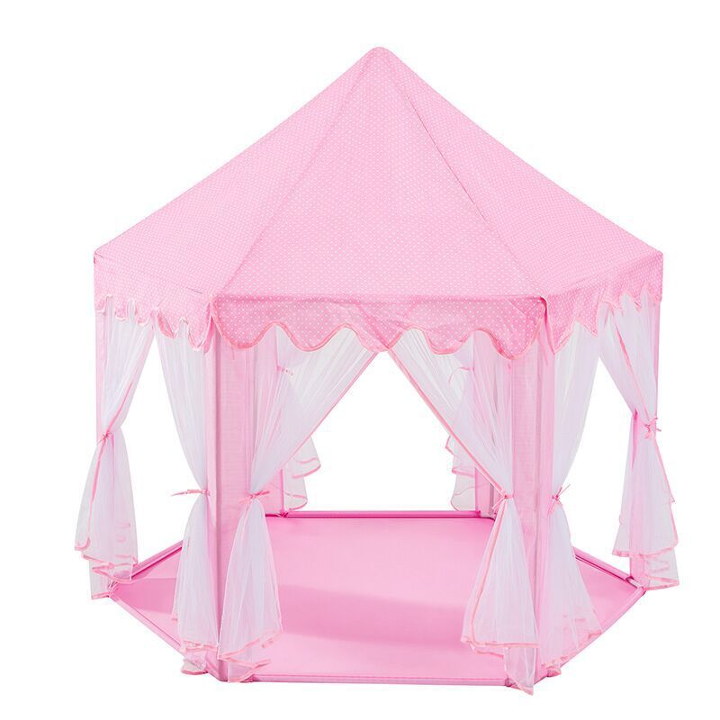 Spot Amazon Children's Tent Hexagon Princess Castle Interior Game House Toys Mosquito Account Beach Children's Tent