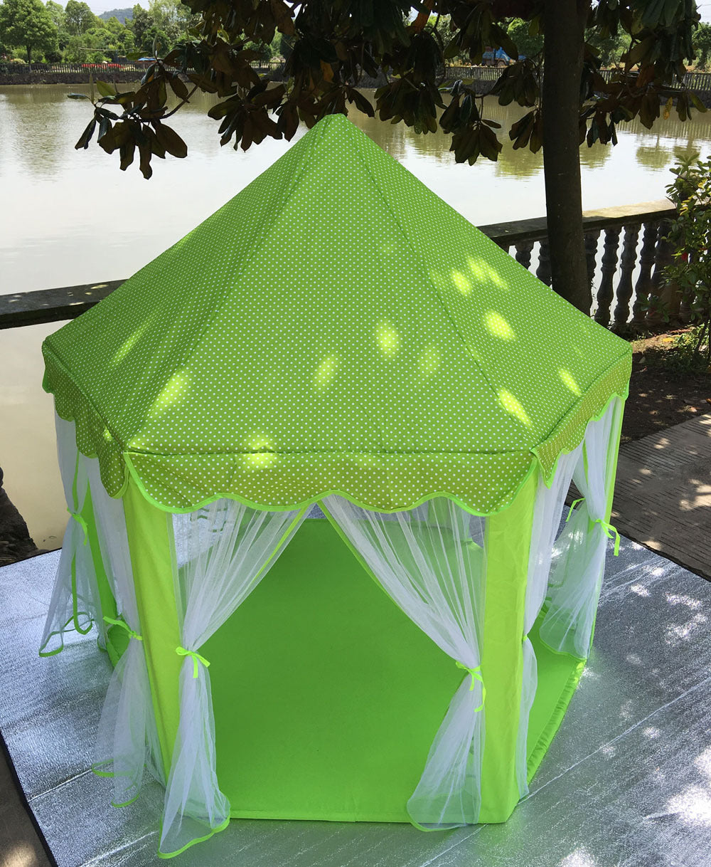 Spot Amazon Children's Tent Hexagon Princess Castle Interior Game House Toys Mosquito Account Beach Children's Tent