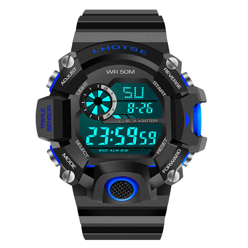 LHOTSE teen students children outdoor sports swimming waterproof electronic watch moments beautiful shake explosions