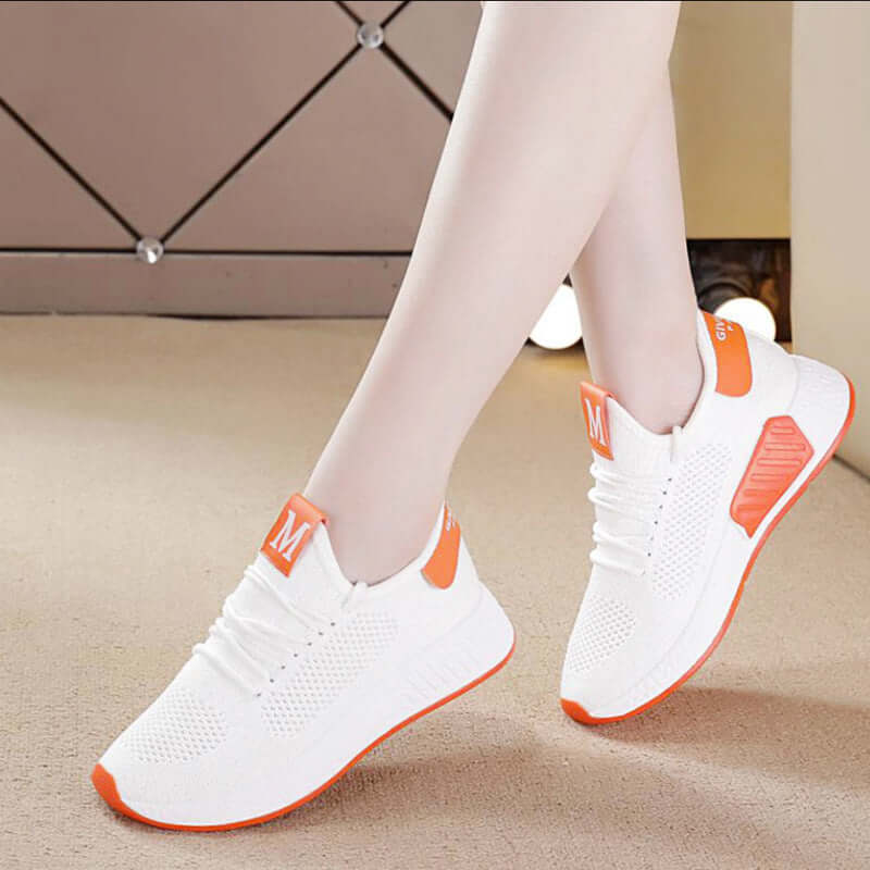 Monkey pin 1000+ flying weaving sports shoes female one generation spring summer flat casual shoes net shoes student shoes