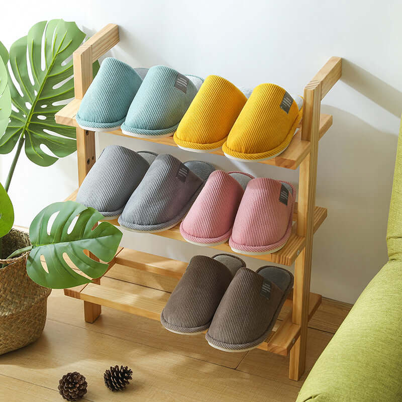 Cotton Shoe-Slippers-Google Trending 🏆 Indoor Unisex- Multiple Colors