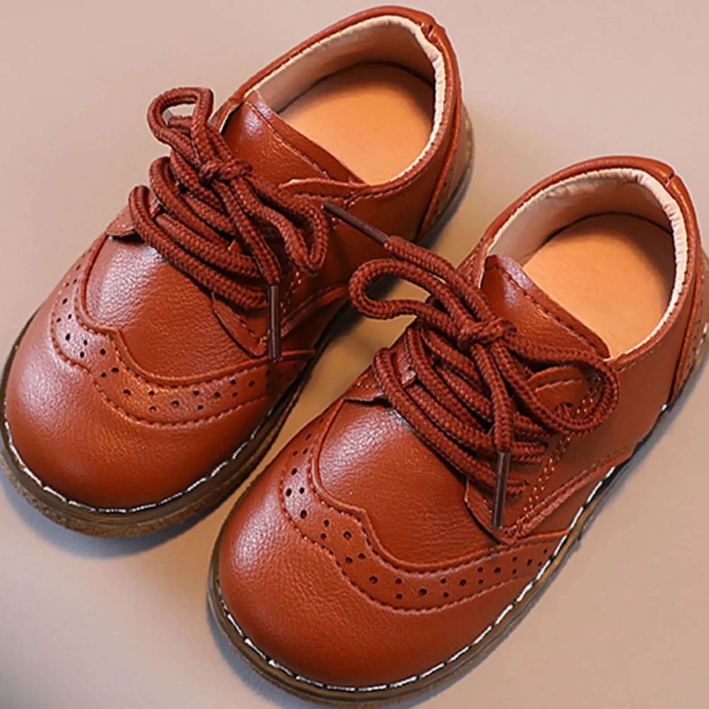 Dress Shoes | Toddler-Little Boy Oxford Style Lace-Up Loafers-Best Seller🏆