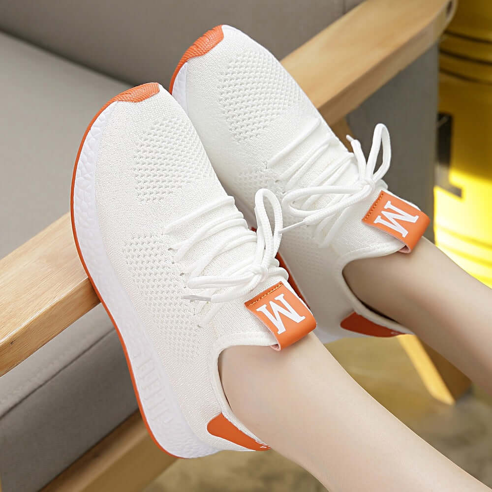 Monkey pin 1000+ flying weaving sports shoes female one generation spring summer flat casual shoes net shoes student shoes