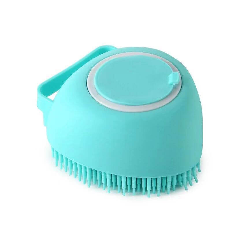 Pet Bath Massager Brush-Dispenses Soap While Brushing