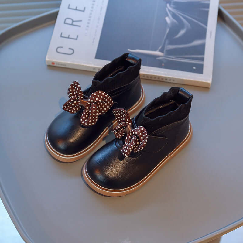 Baby Shoes | Girls Two Cotton Boots - Wind Plus Cashmere