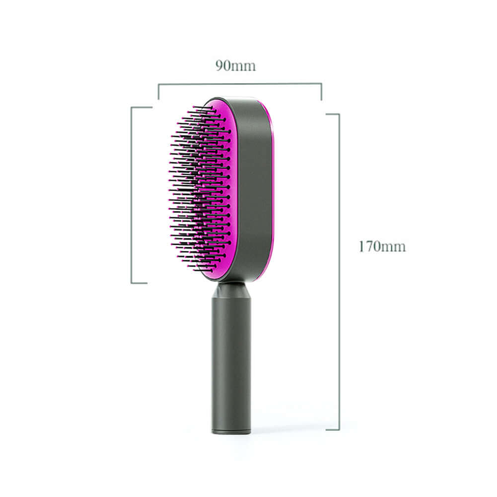 Self-Cleaning & Massaging Hair Brush - GIFTABLE❗🎁