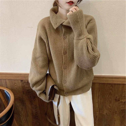 Beautiful Women's Sweater| Cardigan High Neck Warm Comfort