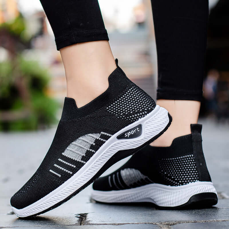 Sports Shoes | Breathable Stream Weave - Soft Tone Colors