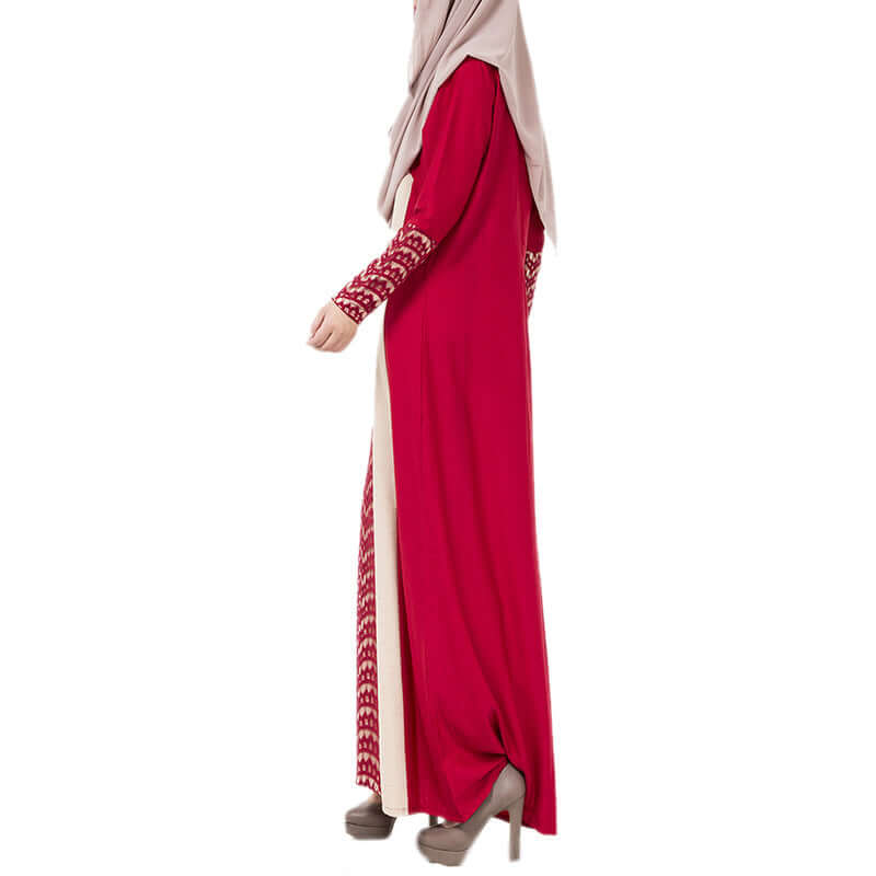 Factory direct supply new Arab Muslim robe ethnic long skirt lace dress Middle East clothing 020