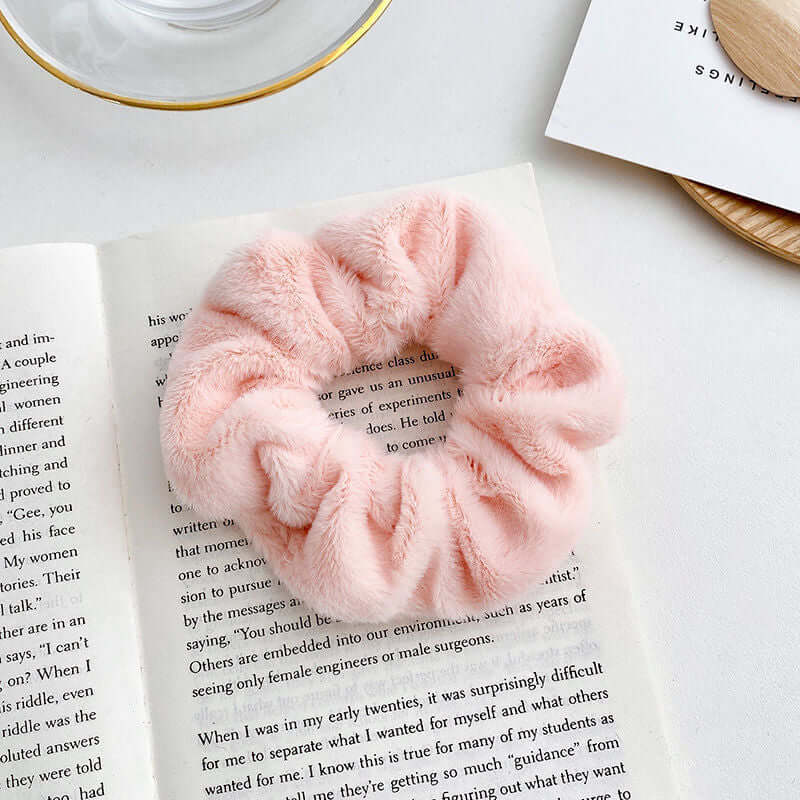 Cute big intestine hair ring INS