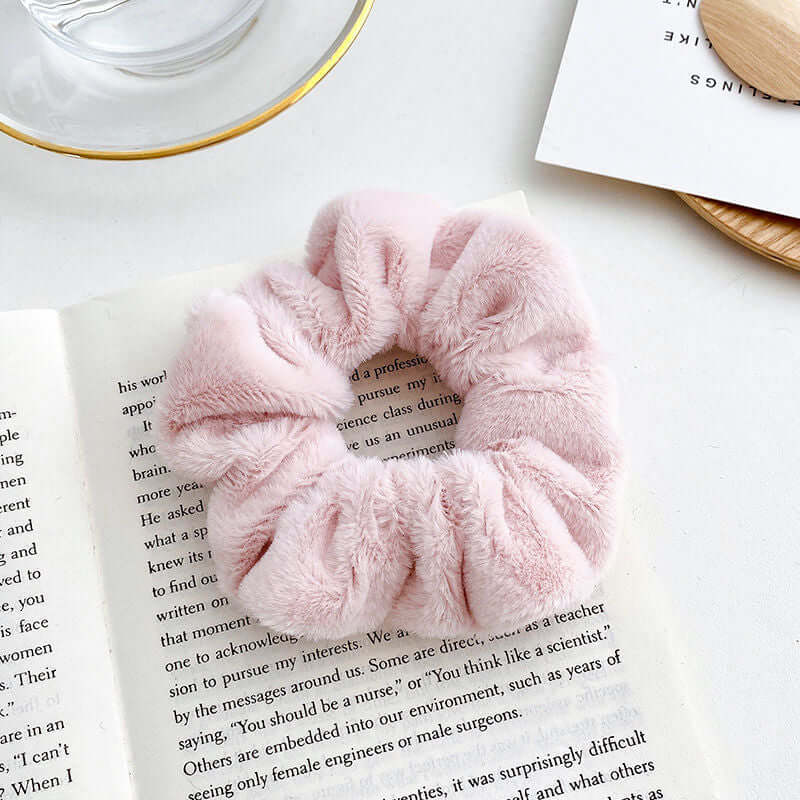 Cute big intestine hair ring INS