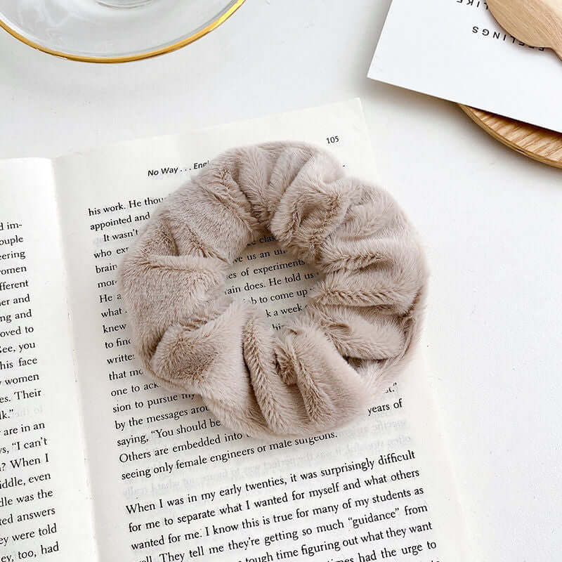 Cute big intestine hair ring INS