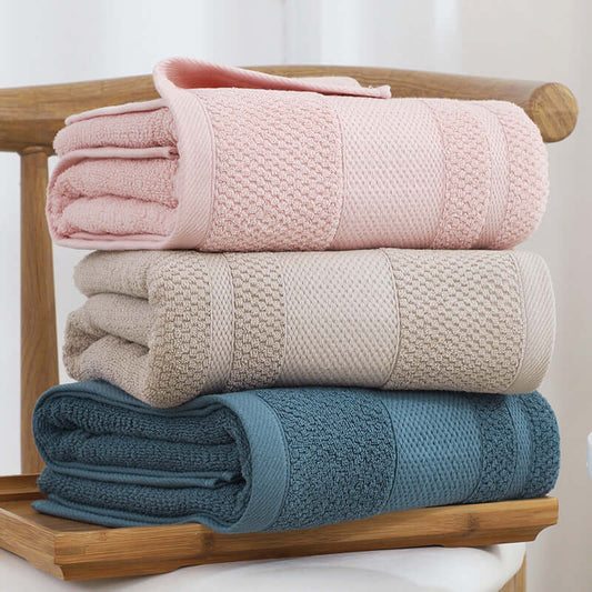 Cotton bath towel wholesale bathing wrapping towel water absorption thickening home couple soft water absorbing adult beach towel gauze bath towel