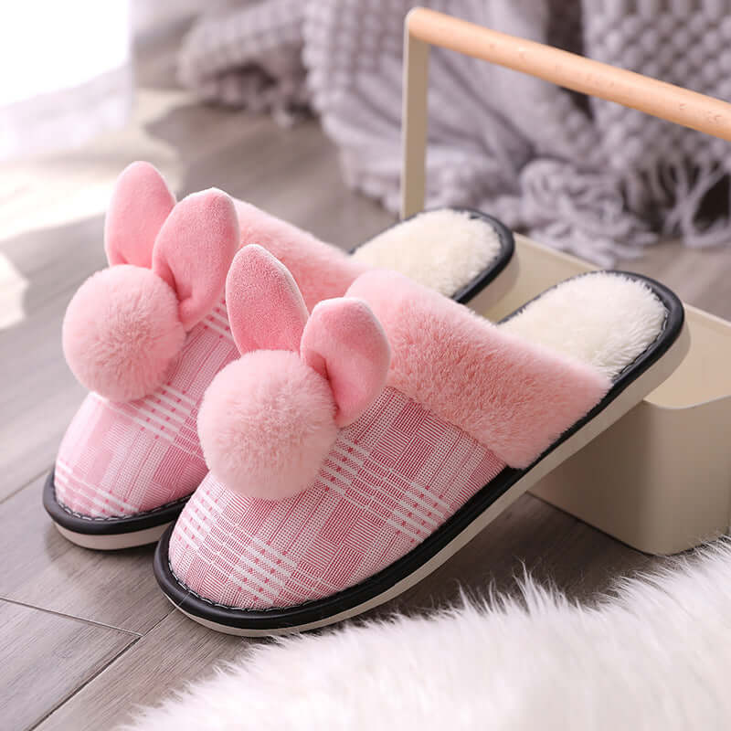 Creative fashion craft ball female autumn and winter warm cotton slippers home boutique comfortable plush flush flops