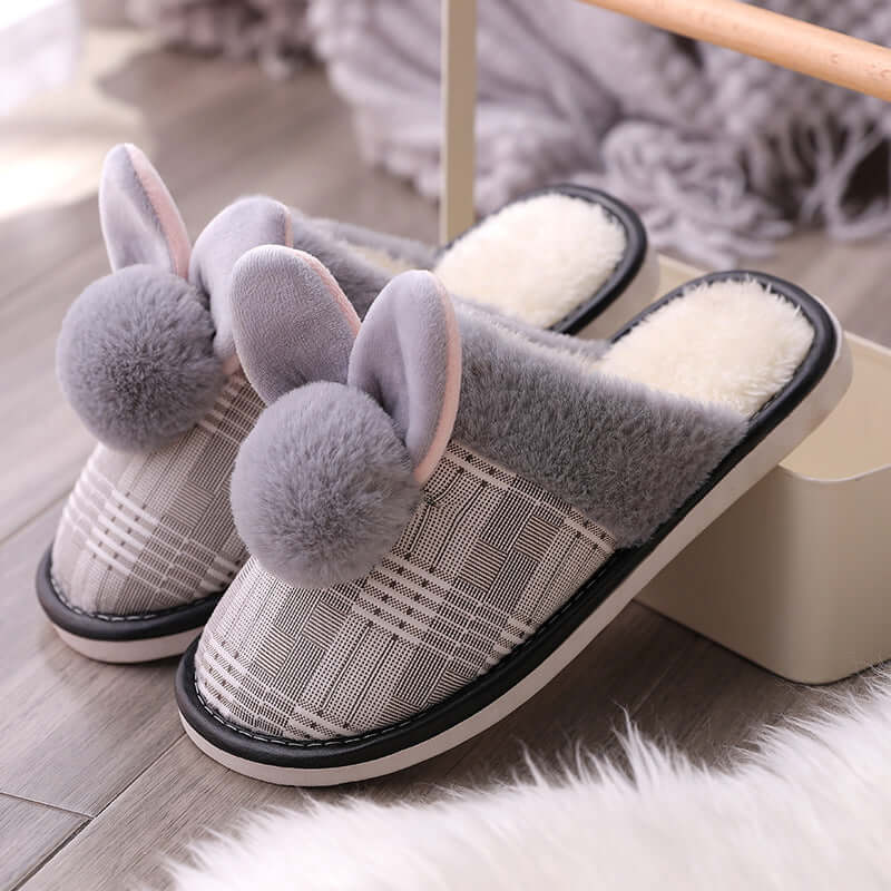 Creative fashion craft ball female autumn and winter warm cotton slippers home boutique comfortable plush flush flops