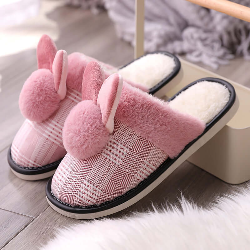 Creative fashion craft ball female autumn and winter warm cotton slippers home boutique comfortable plush flush flops