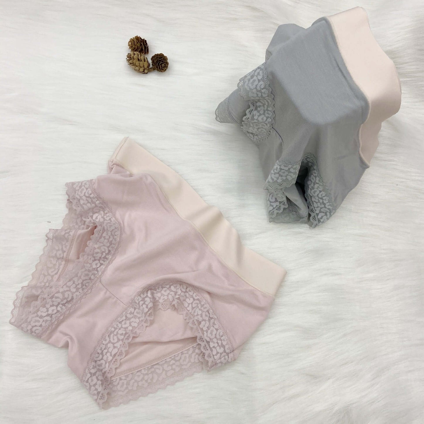 Japanese Cute Women's Ventilated Silk Underwear