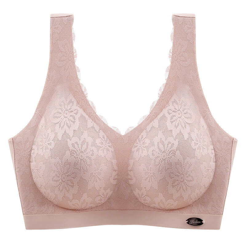 Women's Latex Cotton Bra-Lingerie w/ No Steel Ring