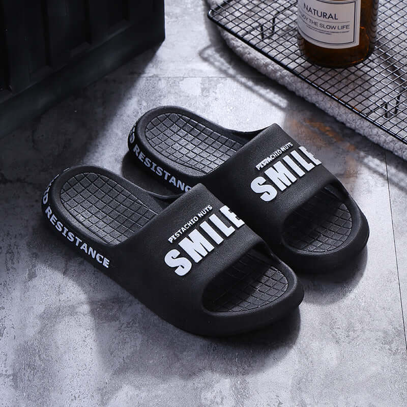 2021 new trend slippers men and women summer fashion Korean version wearing beach cool flipple shoes couple room inside and outside slippers female