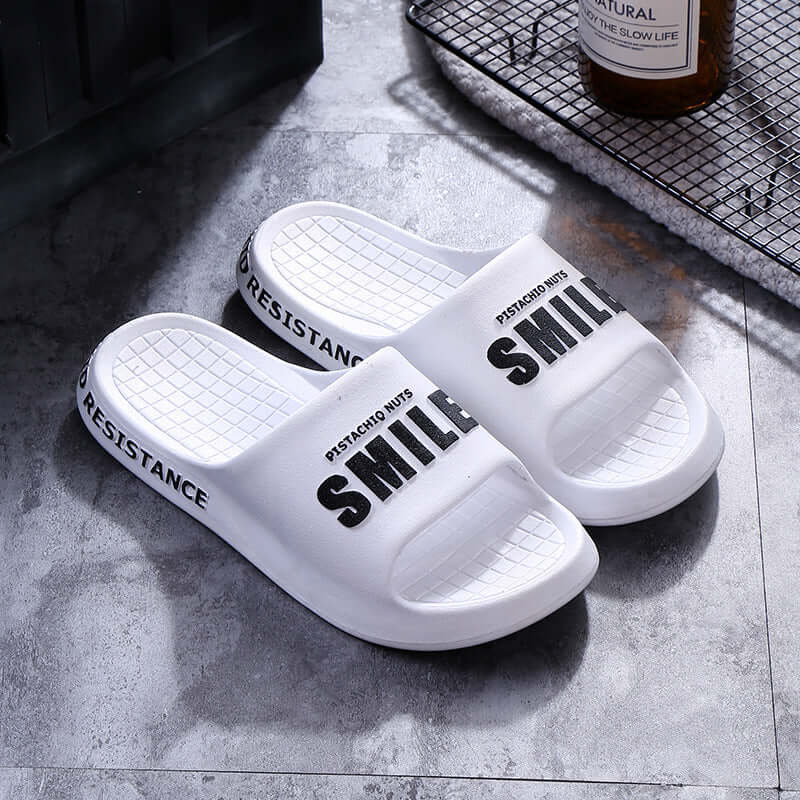 2021 new trend slippers men and women summer fashion Korean version wearing beach cool flipple shoes couple room inside and outside slippers female