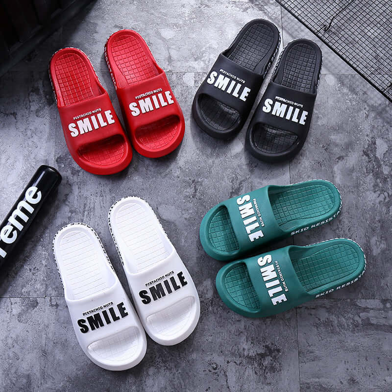 2021 new trend slippers men and women summer fashion Korean version wearing beach cool flipple shoes couple room inside and outside slippers female