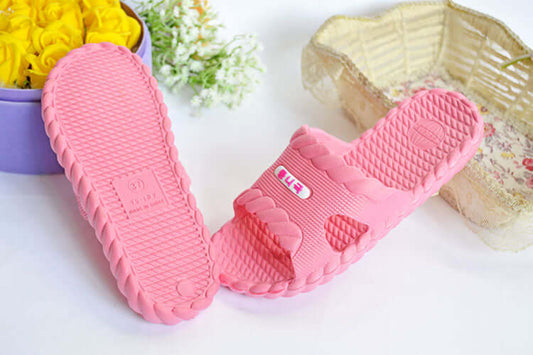 Four seasons slippers wholesale twist thickening massage couple home sandals shoes men and women smoothed bathroom stall slippers