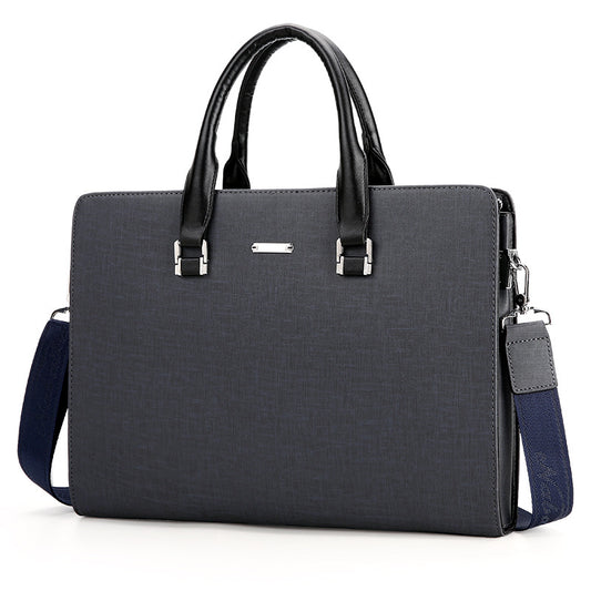 Fashion design business men's backpack casual handbags wear-resistant men's shoulder bag