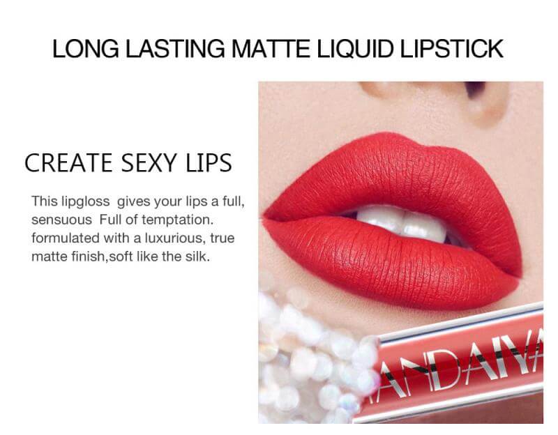 GIFT BOX SET-Alluring Non-Sticky Cup Matte Liquid Lipstick