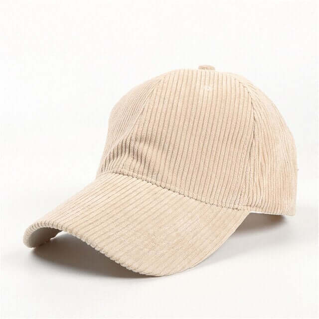 Summer Solid Corduroy Baseball Caps