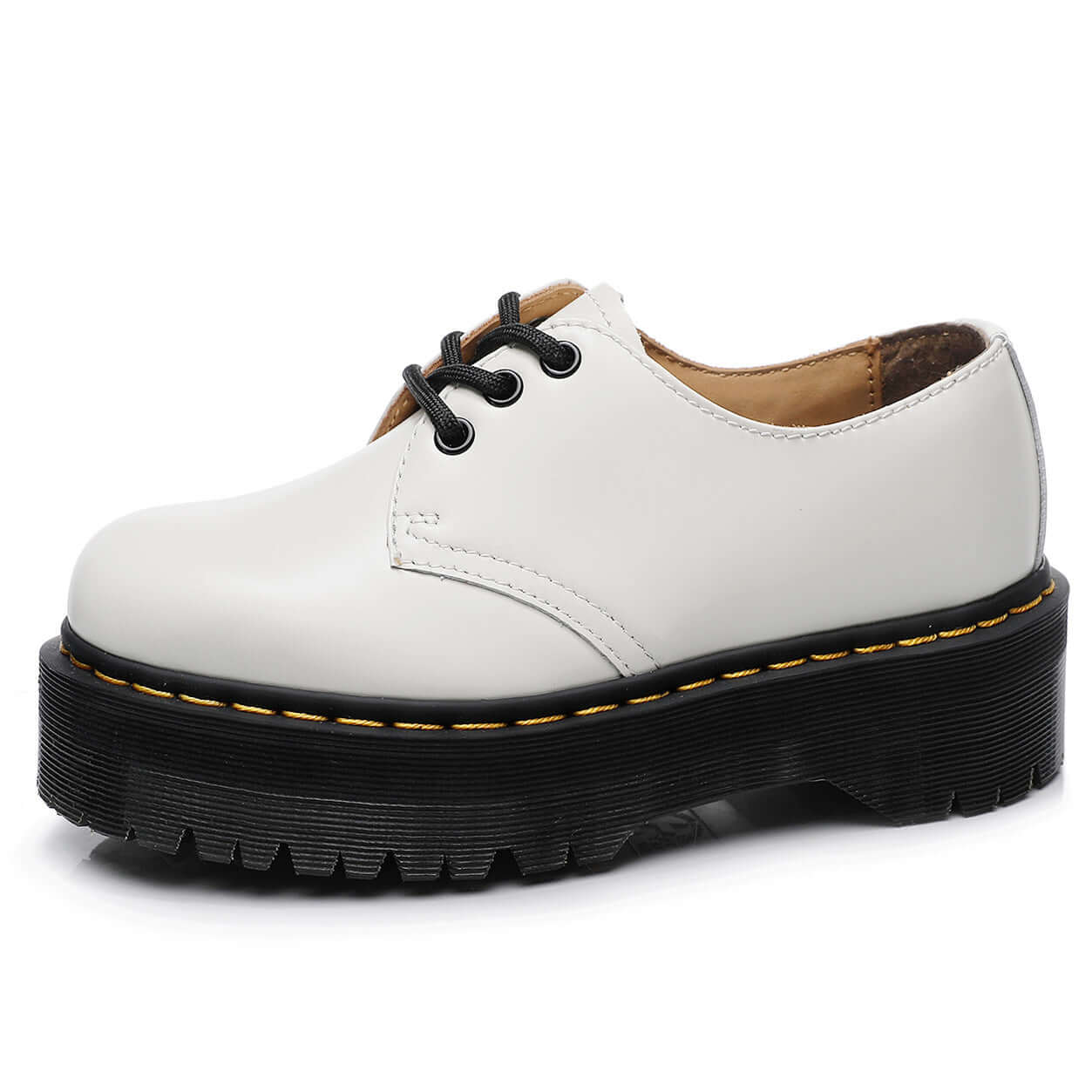 Microdeer 2022 Martens 8053 Leather Platform Casual Shoes Dr Womans shoes 5-eye style Heightening shoes Fashion casual shoes
