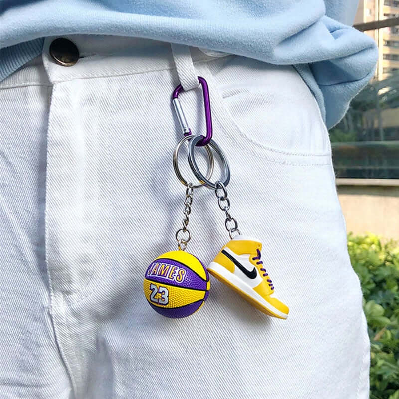 Trinket Giftable | Hip Hop Style Basketball Sneaker Key Chain