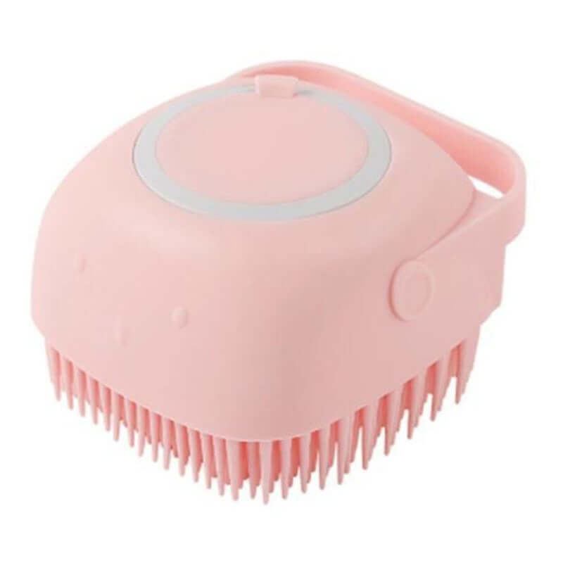 Pet Bath Massager Brush-Dispenses Soap While Brushing