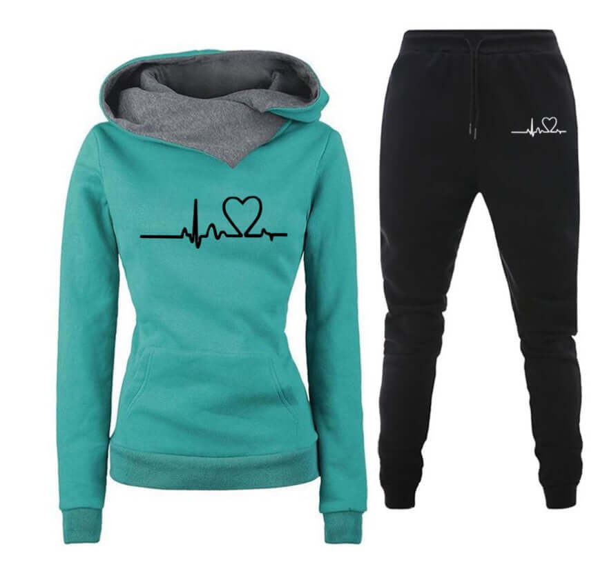 Women's 2 pc. Tracksuit - Warm Fall and Winter Comfort